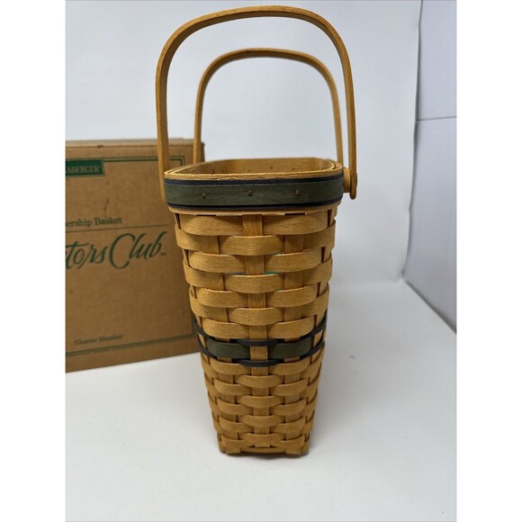Longaberger 1996 Collectors Club Charter Member Basket Combo FAMILY SIGNED - Picture 12 of 16